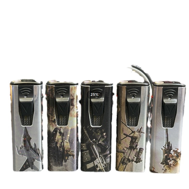 New creative pull-down straight blue flame lighter