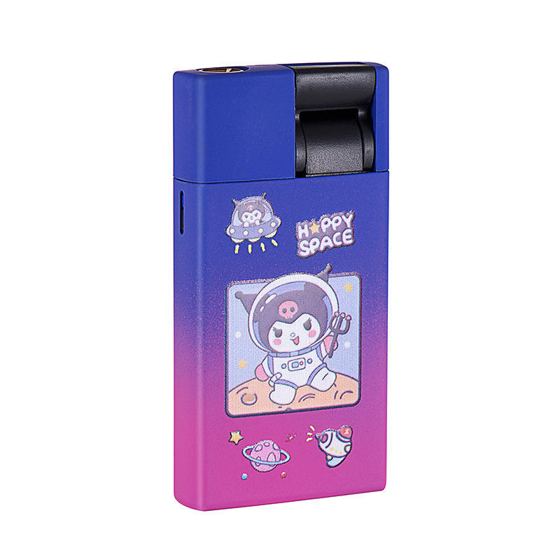 Color-changing cartoon pattern lever ignition inflatable lighter lighter lighter