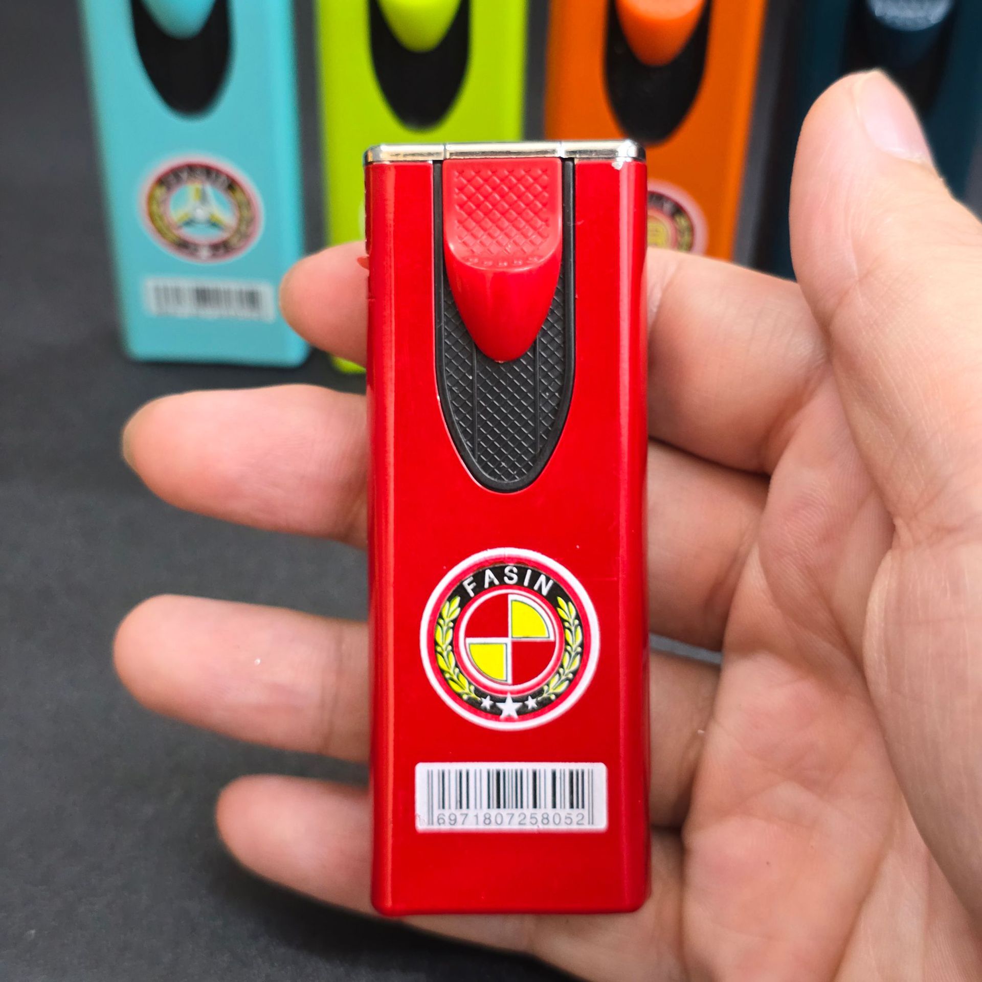 Personalized and creative new disposable lighter windproof and direct blue