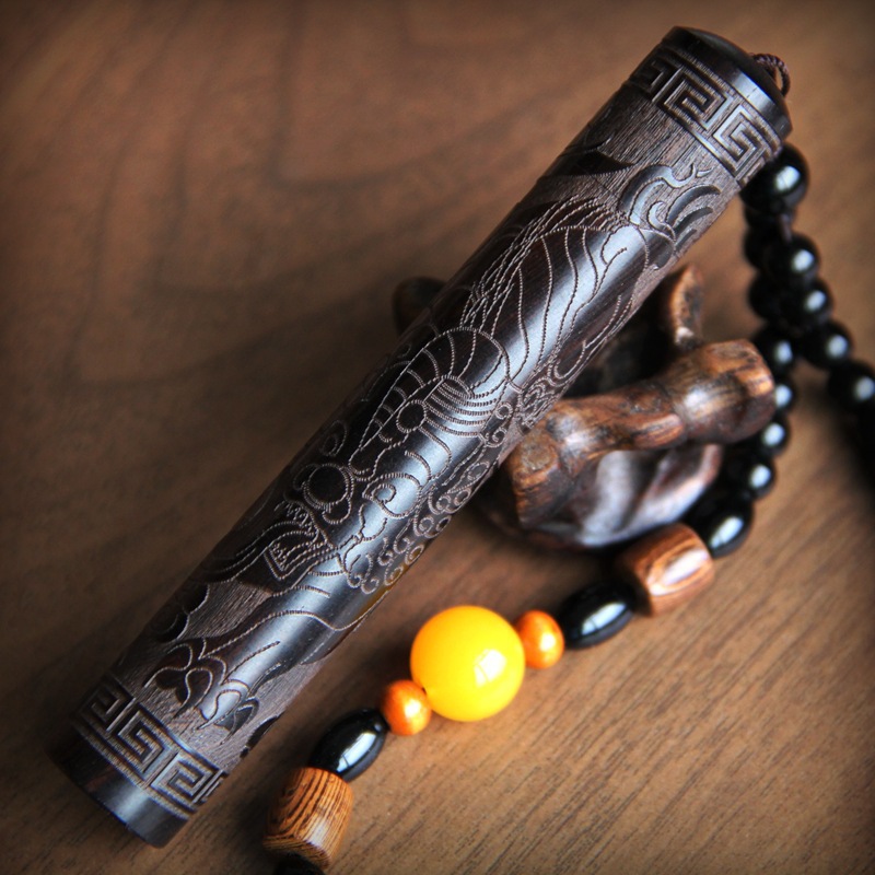 Blowing sandalwood lighter charging windproof creative personalized USB electronic cigarette lighter