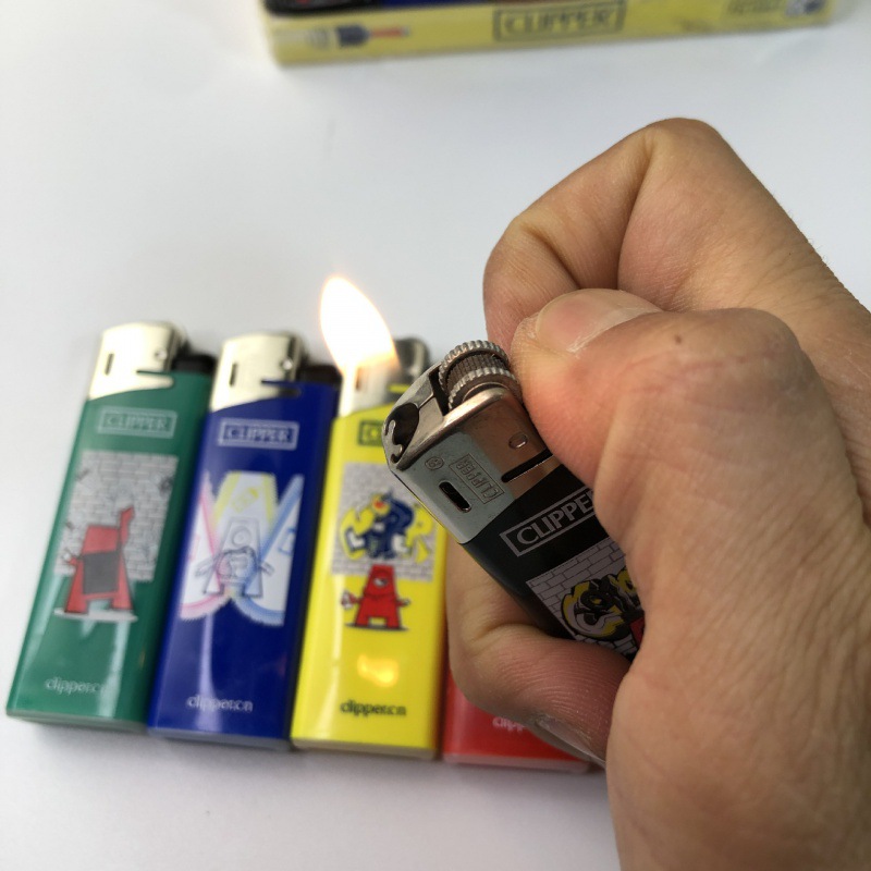 Spanish clipper Kerif lighter inflatable nylon flint grinding wheel creative