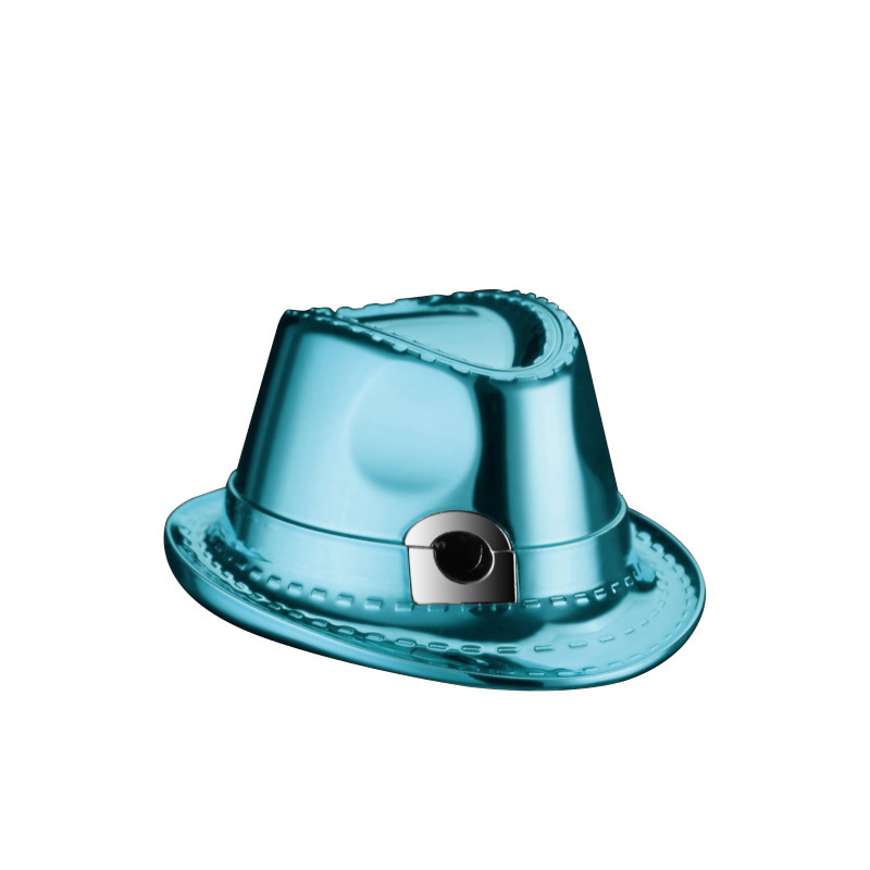 Plastic electroplated hat duckball cap cowboy hat helmet inflatable open flame lighter wholesale