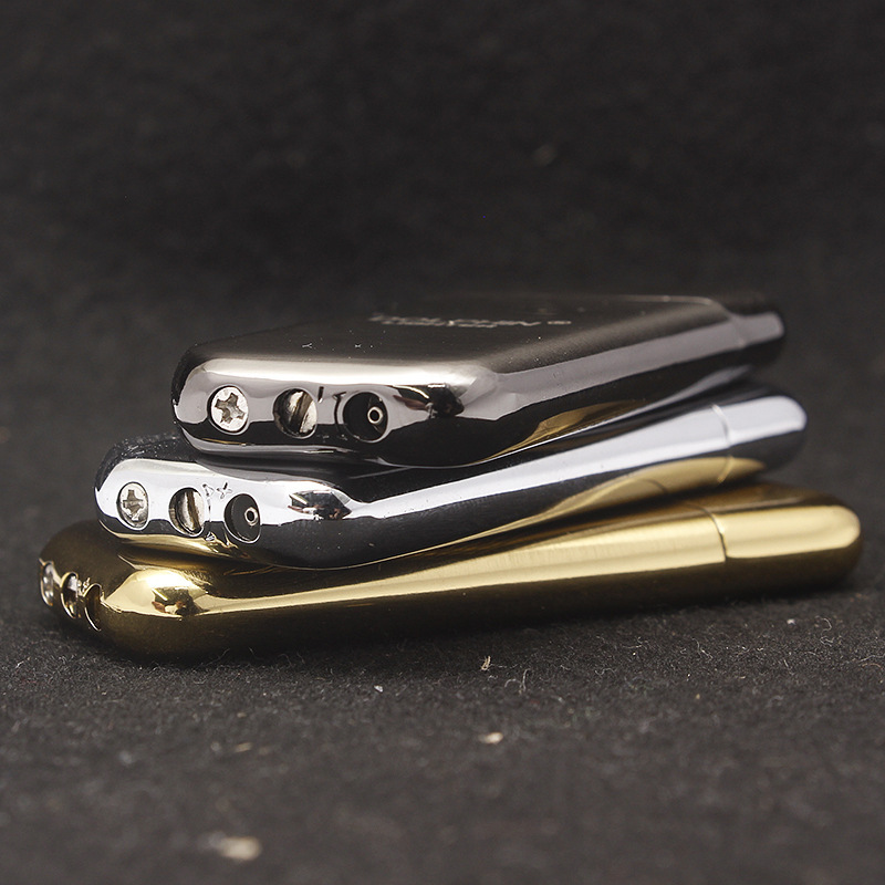 Electroplating lighter ultra-thin grinding wheel inflatable open flame lighter