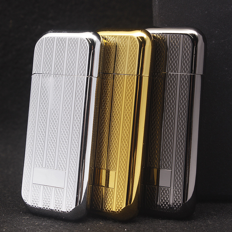 Electroplating lighter ultra-thin grinding wheel inflatable open flame lighter