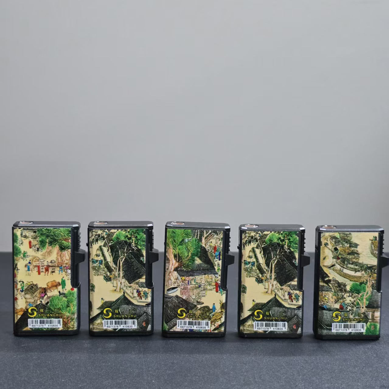 Short side ignition metal lighter wholesale customizable advertising lighter logo engraving