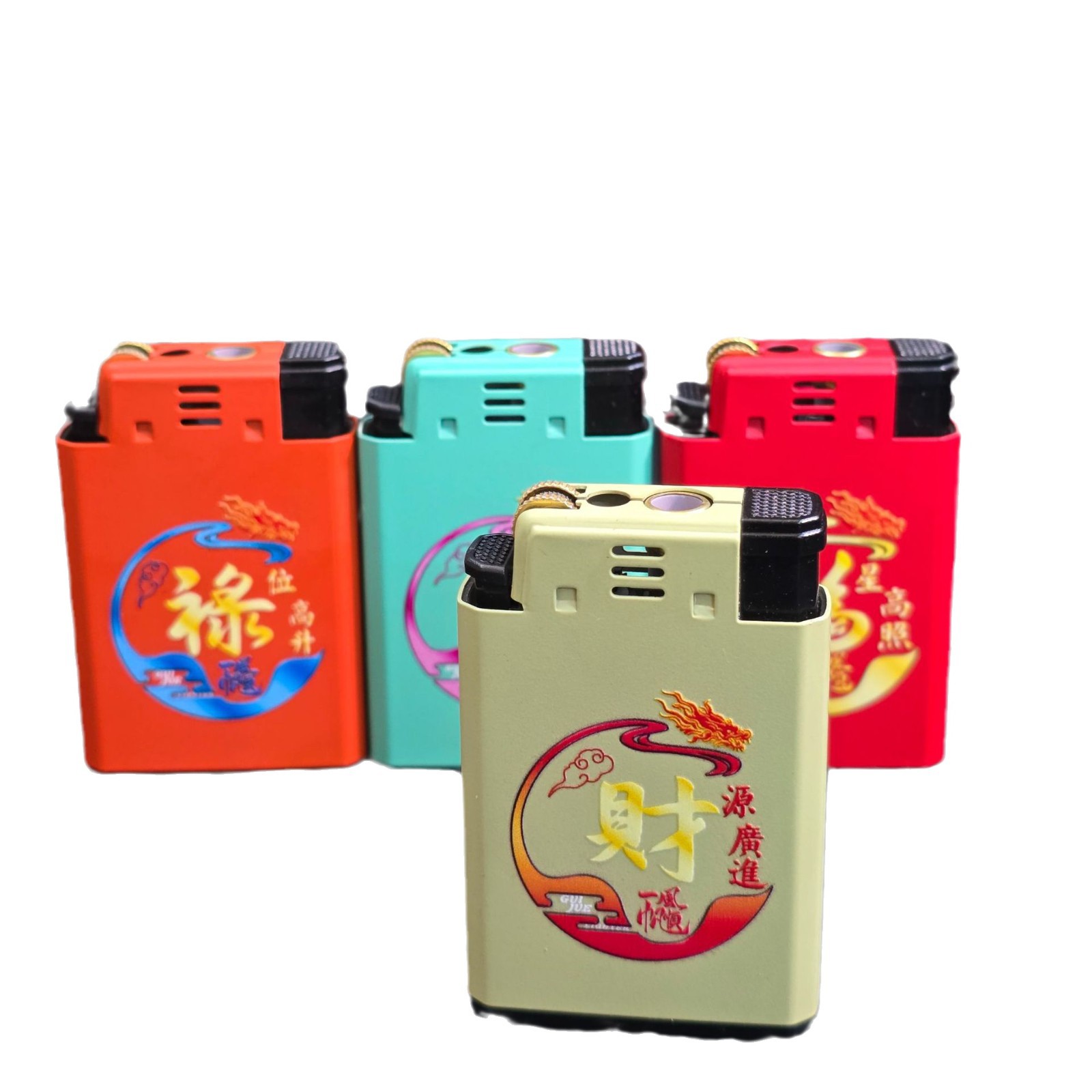 double-fire-metal-lighter-wholesale-printable-advertising-blue-flame-direct-rush-can-be-refrigerated