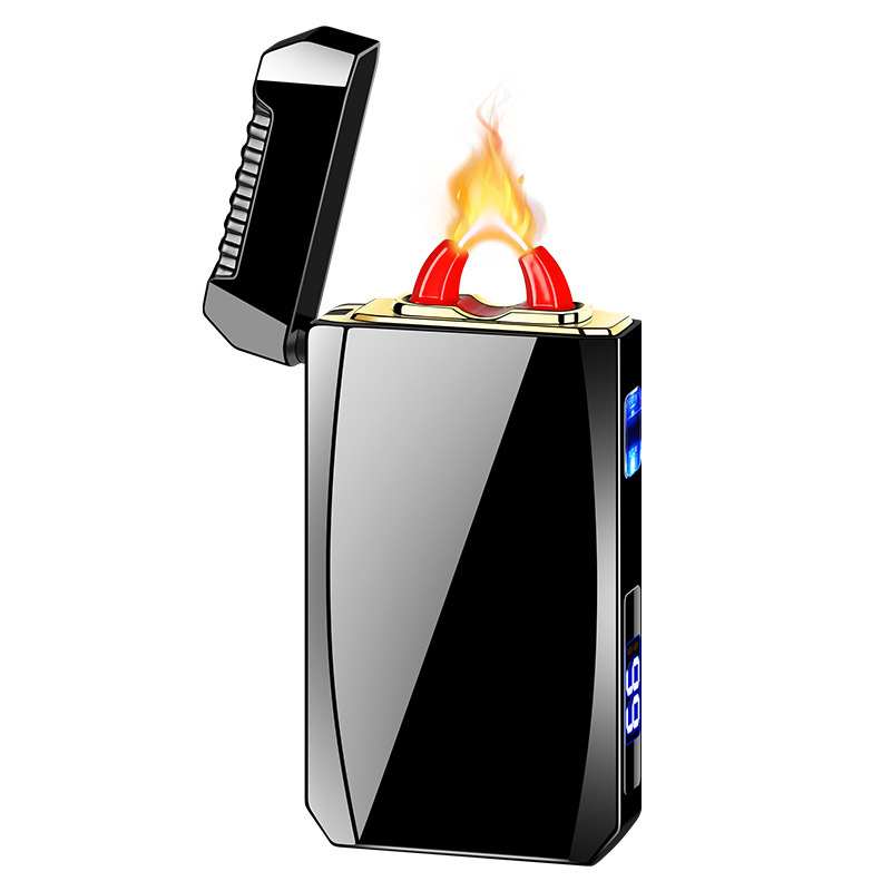 Love cigarette lighter big firepower arc lighter Tpye-C charging cigarette lighter wholesale