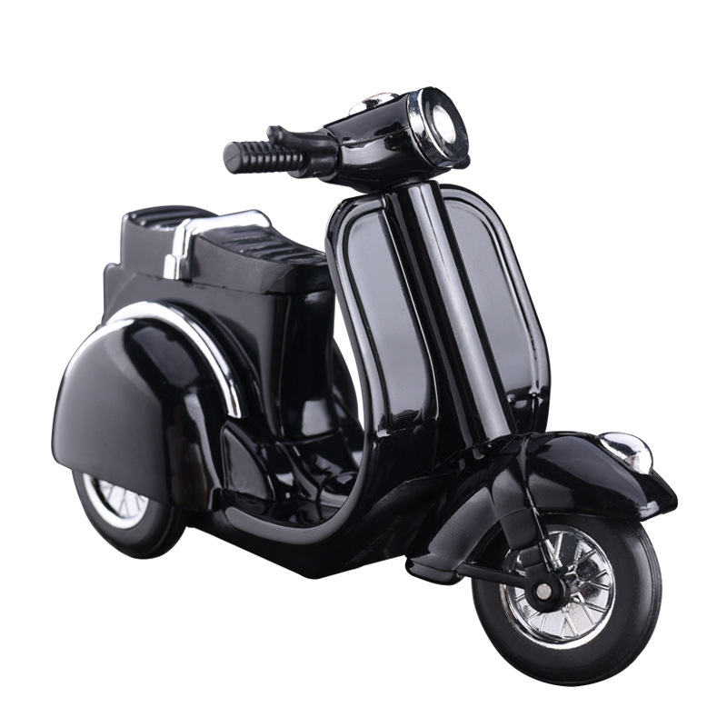 Personalized battery car motorcycle desktop model inflatable open flame lighter