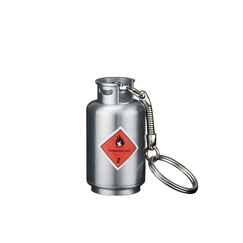 Creative gas tank match fire extinguisher match keychain lighter sticker LOGO manufacturer wholesale