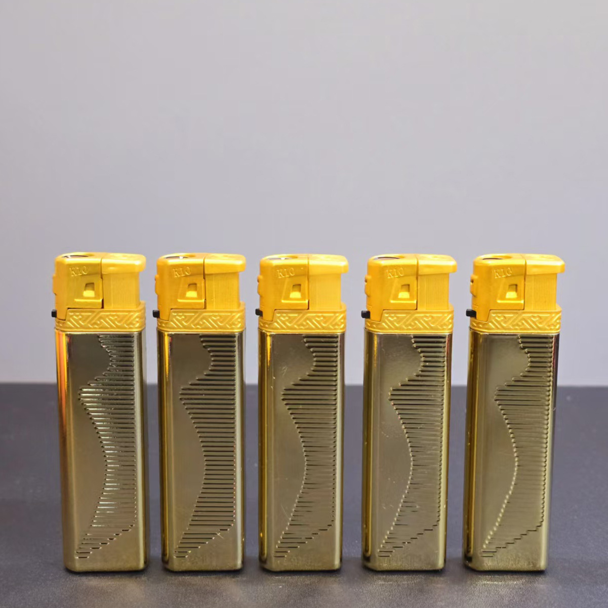 Metal iron shell inflatable advertising windproof lighter wholesale custom printing laser engraving 