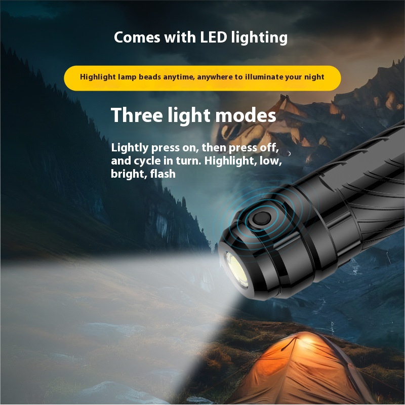 Multifunctional high-fire inflatable lighter with lights