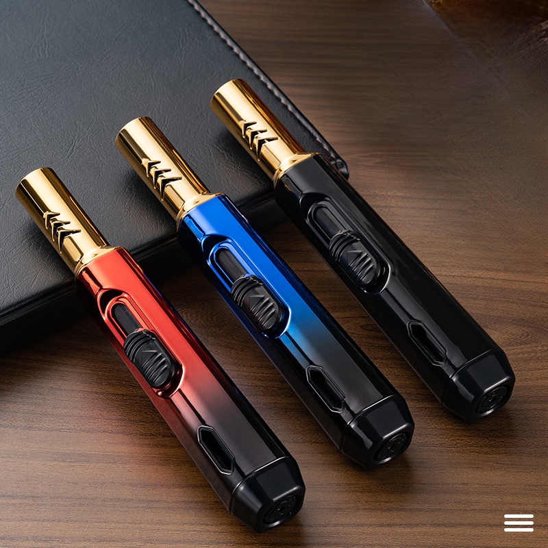 Big firepower direct blue flame cigar spray gun welding gun barbecue lighter