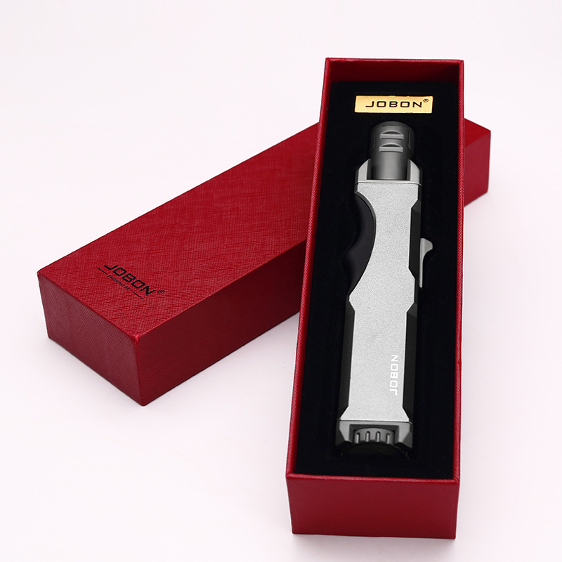 Windproof direct rush lighter High-end moxibustion cigar outdoor camping tool ignition gun lighter