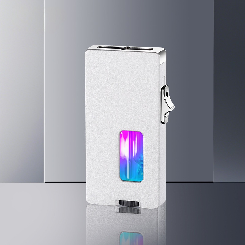 New product seven-hole open flame shake gravity sensing personality inflatable lighter