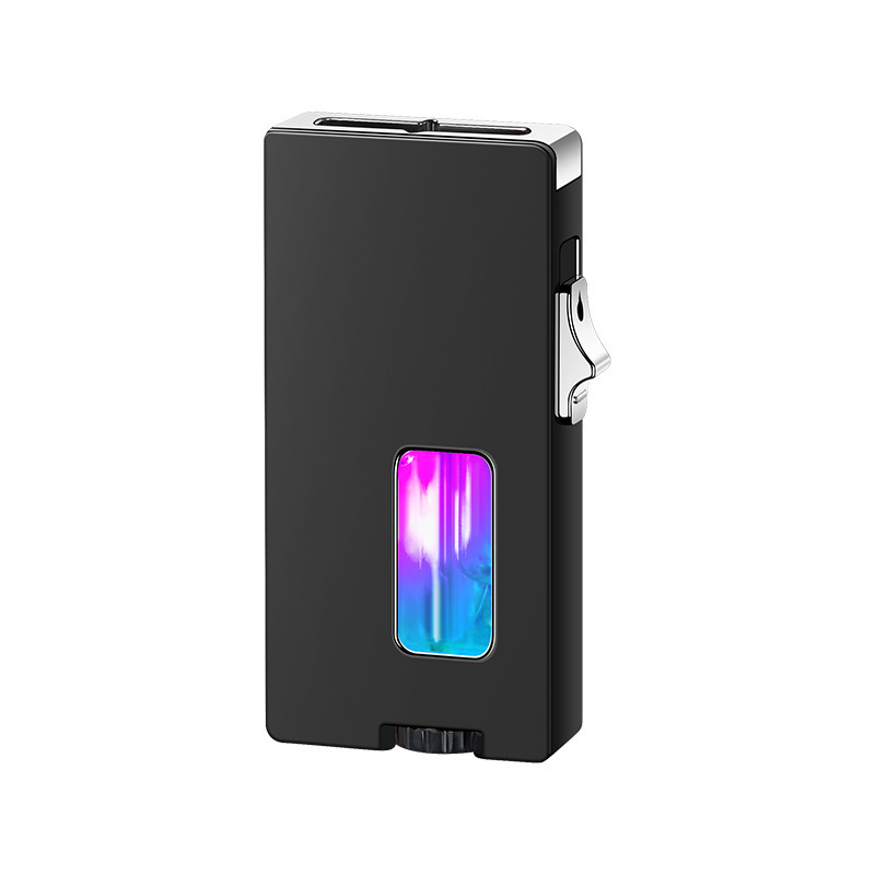 New product seven-hole open flame shake gravity sensing personality inflatable lighter