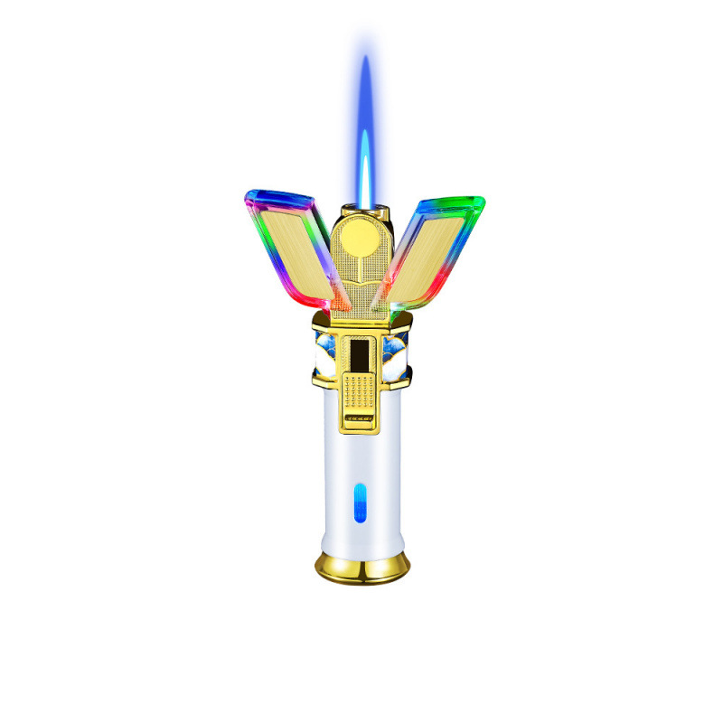 New transformation of double form Ultra Blade Night Lighting Inflatable Windproof Lighter