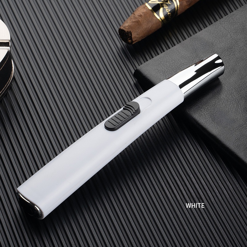 Arc-shaped bent pipe pen welding gun large straight cigar lighter