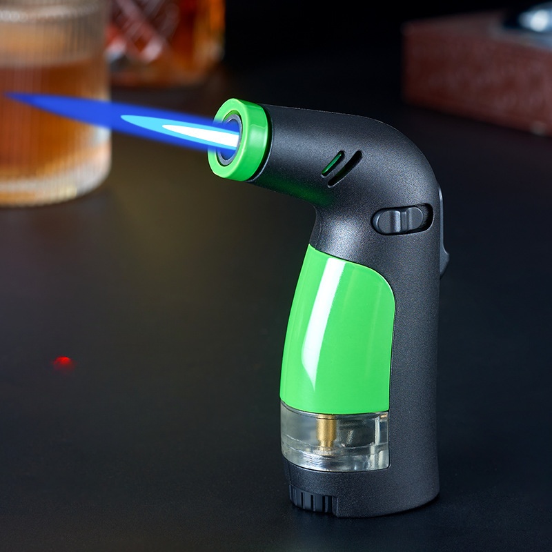 Direct-rushing small welding gun inflatable windproof lighter can be used to set the fire