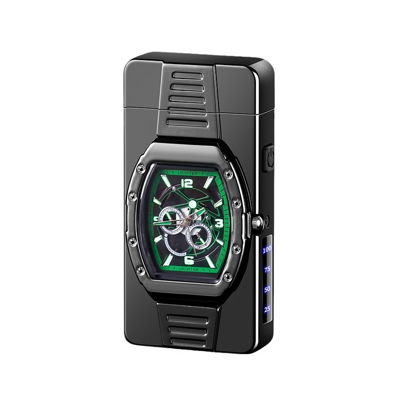 Manufacturer direct sales watch arc lighter cool luminous pointer multifunction two-in-one