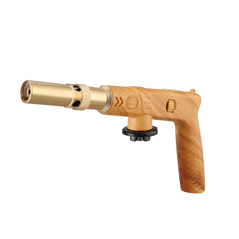 Pure copper handheld musket head butane gas spray gun