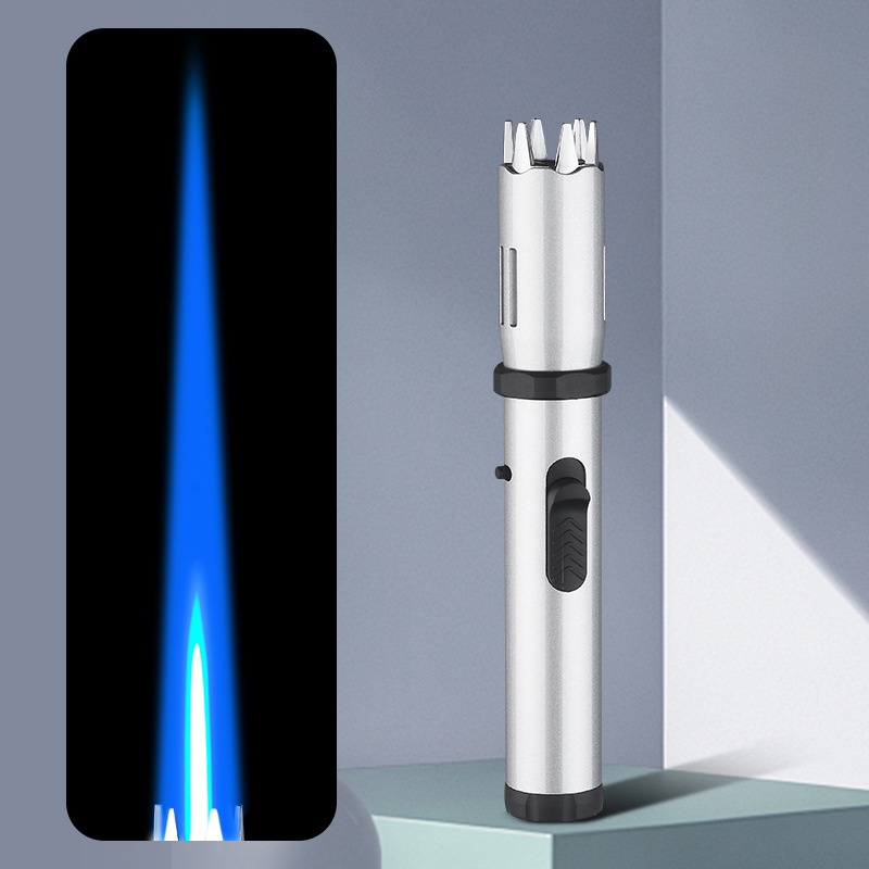 Outdoor camping igniter metal handheld large welding gun large spray gun lighter red fire