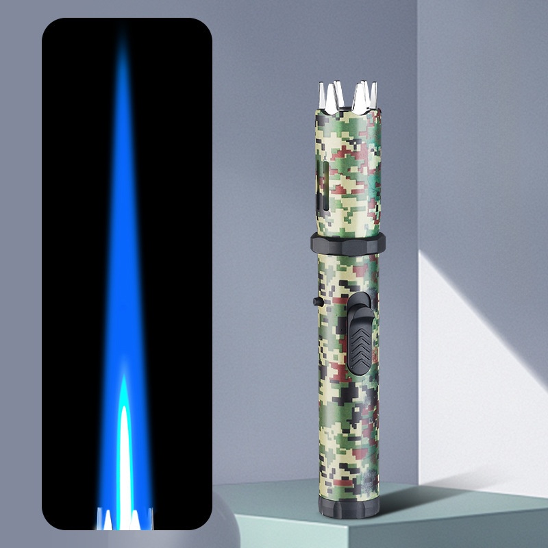 Outdoor camping igniter metal handheld large welding gun large spray gun lighter red fire