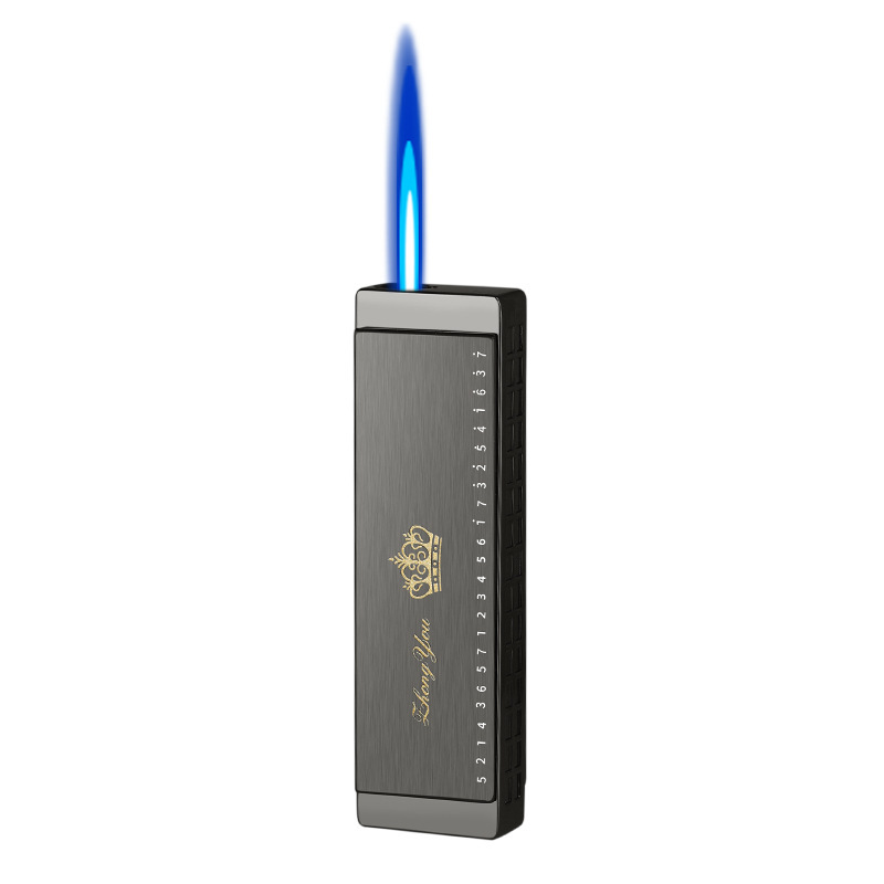 Harmonic style lighter blue flame direct cigarette lighter high-value small lighter gift wholesale