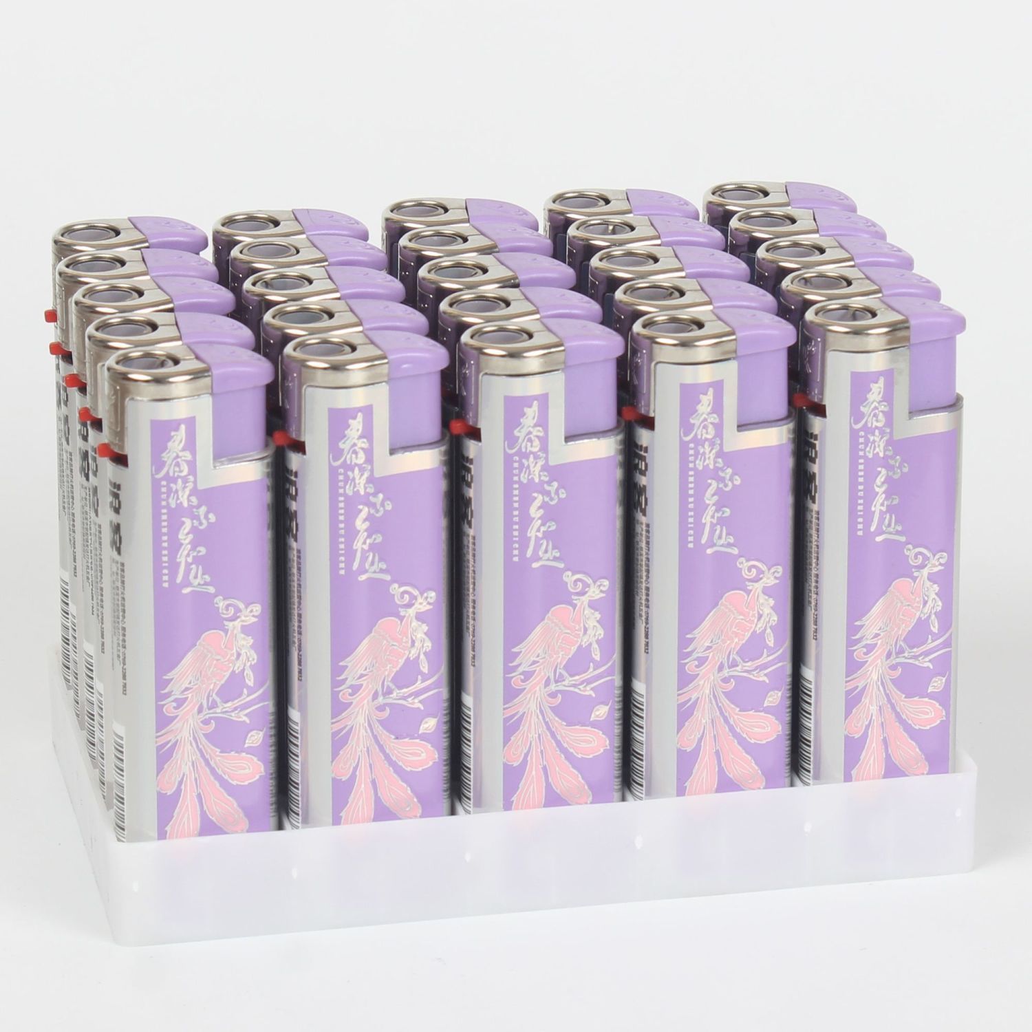 Manufacturer direct sales disposable blue flame metal direct impact windproof lighter advertising 