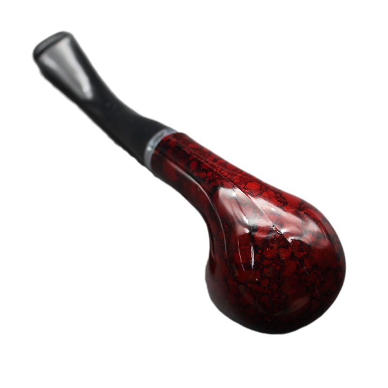 Classic style of cigarette tobacco double-purpose resin pipe