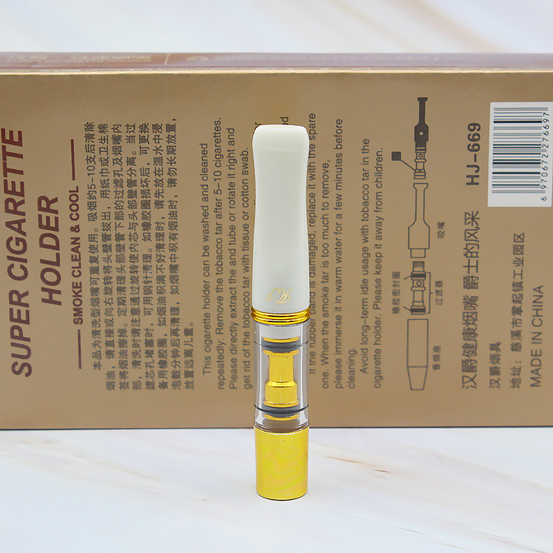 Cleaning filter mouthpiece 2 packs of small pipe shape cigarette mouthpiece containing accessories