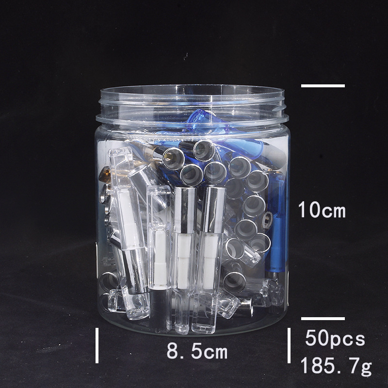 Cleaning type coarse smoke and fine smoke dual-purpose cigarette mouth aluminum mouth plastic core