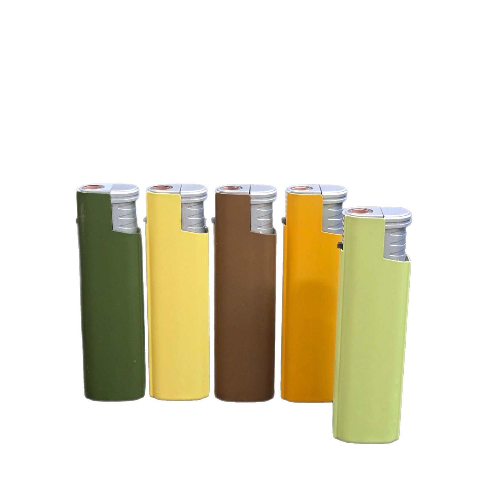 New straight-pull lighter five-color light plate windproof lighter manufacturer wholesale