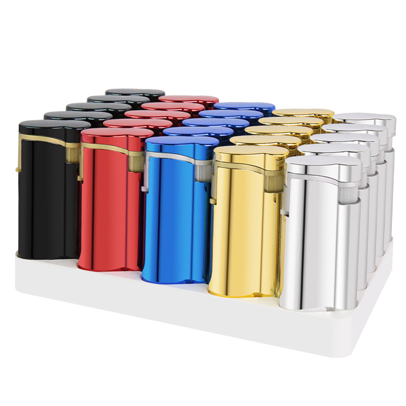 New windproof lighter hoist shape flip explosion-proof custom lettering advertising logo