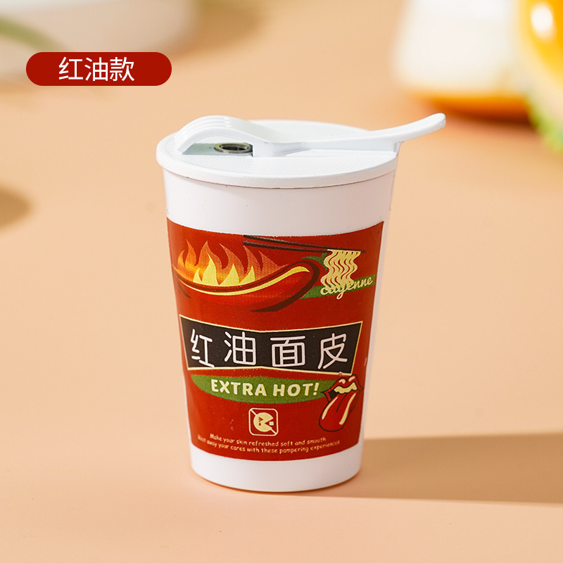 Noodle shape windproof lighter red flame instant noodles lighter factory wholesale