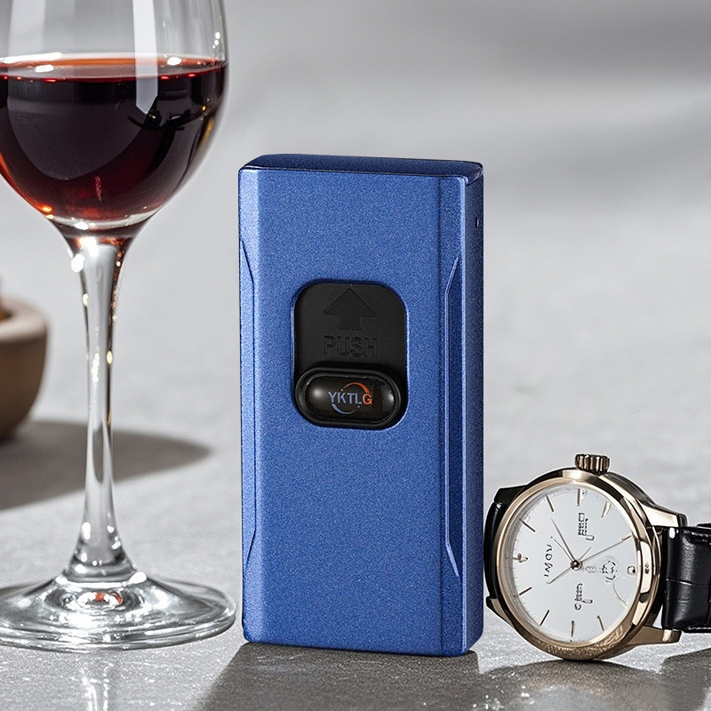 Novel and unique gravity sensing ignition lighter windproof red flame inflatable lighter