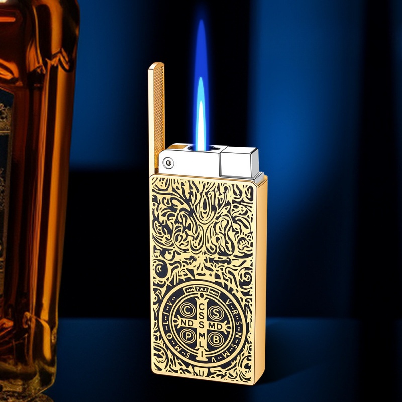 new-creative-lift-lighter-decompression-blue-flame-inflatable-metal-body-lettering-advertising