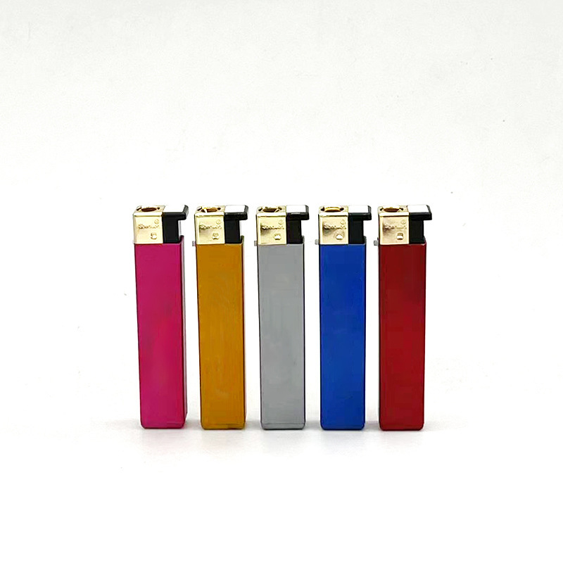 New advertising customized gradient spray paint plastic inflatable direct impact windproof lighter