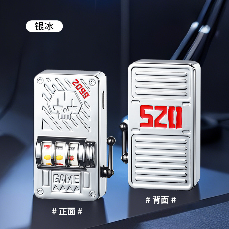 Intelligent voice-controlled induction tungsten wire windproof charging rocker lighter decompression