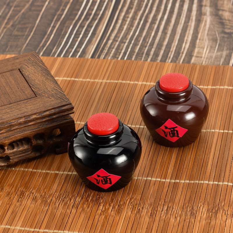 Ancient mini wine jar lighter wine glass desktop landscaping decoration wine bowl small ornaments